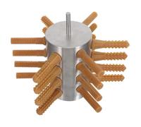 HEMOTON Stainless Steel Poultry Plucker Drill Attachment 24 Finger Semi-automatic Chicken Duck Goose Defeathering Machine for Farm and Home Poultry Processing