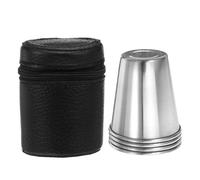 HEMOTON Stainless Steel Shot Glasses, Portable Travel Shot Cups with Smooth Burr-Free Surface, Lightweight, Anti-Rust, Easy to Clean for Bar and Family Gatherings