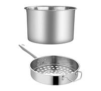 HEMOTON Stainless Steel Spaetzle Maker Strainer Spoon Large Noodle Colander Kitchen Strainer Ladle Noodle Dumpling Making Tool