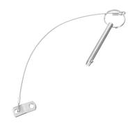 HEMOTON Stainless Steel with Lanyard for Boat and Machinery, Safety Function Prevents Accidental Loosening, Sturdy Deck Clamp Remover Hardware for Boating and Sailing