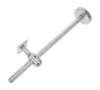HEMOTON Stair Railing Support Bracket with Square and Horseshoe Shaped Design Adjustable Stainless Steel Enhances Stability and Safety, Fits 10-145mm, Modern for Indoor Handrail