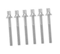 HEMOTON Steel Drum Tension Rods Replacement Set 6pcs M5x45mm Heavy Duty Screws for Snare Drum Hardware and Jazz Kit Repairs