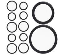HEMOTON Stethoscope Diaphragm Replacement Suitable for Hospital and Clinic Use Easy Replacement 12pcs Pvc Material with Dual-sided Design for Adult and Pediatric by Doctors
