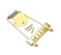 HEMOTON String Metal Guitar Tailpiece for Jazz Archtop Hollowbody Guitar Bridge Equipment