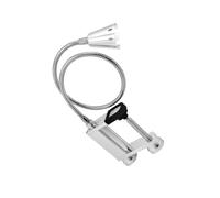 HEMOTON Stylish LED Barbecue Lamp Flexible Outdoor Bbq Light Lightweight Aluminium Alloy Design for Cooking Camping Picnics Battery Not Included