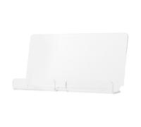 HEMOTON Tablet Wall Mount Holder for Smartphones and E Readers Acrylic | Reserved Charging Hole, Cable Management Groove Design, Hands Free Convenience, Bathroom and Kitchen Use