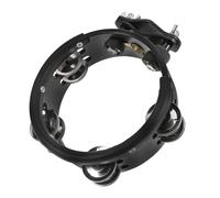 HEMOTON Tambourine Musical Instruments 6 Inch Round Hand Bell Clamp for Drum Set En Tambourine Drum