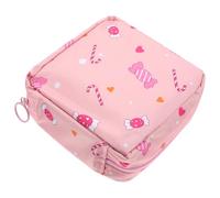 HEMOTON Tampon Holder Delicate Period Bag Portable Sanitary Storage Reusable Female Accessory Compact for Daily Use Zipper for Teen Girls