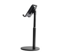 HEMOTON Telescopic Mobile Phone Holder Universal Desktop Phone Stand with Heavy Duty Metal and Abs Construction for Watching Movies on Coffee Table