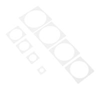 HEMOTON Templates DIY 8pcs Circle Stencil Reusable for Stencils Plastic and Painting, Easy to Use Material Round Hollow Drawing Fabric Pet Crafts and Art Projects