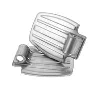 HEMOTON Thickened Metal Wheelchair Footrest Replacement Extended Widened Foot Pedal for Enhanced Stability and Safety Wheelchair Accessories for Adults