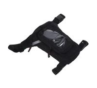 HEMOTON Thigh Pack for Motorcycle Riding Leg Bag with Reflective Piping for Nighttime Visibility Lightweight Multi Function Travel Pouch for Cycling and Outdoor Sports Black