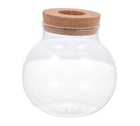 HEMOTON Transparent Glass Moss Plant Bottle DIY Micro Landscaping Terrarium for Home Decoration Easy to Clean Smooth Surface for Creating Unique Desktop Ornaments