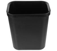 HEMOTON Trash Can Bin with Sturdy Construction 15l Black Space-saving Garbage Container Designed for Narrow Spaces under Office Desks and Kitchens for Home Or Commercial Use