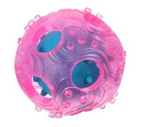 HEMOTON Tricky Treat Ball for Dogs Interactive Food Dispensing Nontoxic Rubber Design Promotes Healthy Feeding Engaging Play Random Color for Active Pets