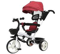 HEMOTON Tricycle with Sunshade Stroller Lightweight Portable Tricycle Comfortable Ride for Boys Stylish Design for Outdoor Fun