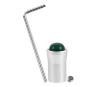 HEMOTON Tuning Fork Beauty Stand, Tuning Fork Base with Aluminium Alloy and Stone, Green, 12mm, for Meditation and Professional Studios, Sound Therapy Accessory