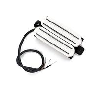 HEMOTON Twin Pickup Dual Hot Rail Humbucker Neck Pickup Wires for Tl Electric Guitar Replacement Parts White Easy to Install Low Noise Sturdy and Base for Diy Guitarists