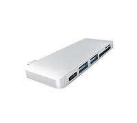 HEMOTON Type-c USB Combo Hub Adapter Charging Data Sync Reader Pd Power Supply and Cards for Laptop and Desktop Use