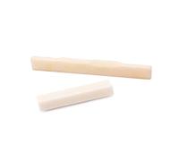 HEMOTON Ukulele Bone Saddle and Nut Kit Replacement Accessory for Improved Sound and Playability Fits Standard Four-string Guitars Easy to Cut