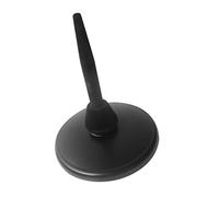 HEMOTON Universal Flute Clarinet Holder Sturdy Wind Instrument Bracket Black Round Base Sponge Padding