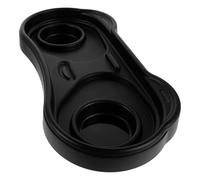 HEMOTON Universal Stroller Snack Tray with Detachable Drink Holder and Enlarged Food Plate, Pushchair Tray Attachment for Family Trips and Outdoor Use