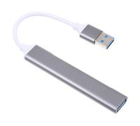 HEMOTON USB Adapters 4 One Drag Four Splitter Expander Computer Adapters for Laptops Alloy Data Portable Data Hub Multi-port Splitter Aluminum Alloy USB Accessories Laptop Adapter