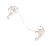 HEMOTON Violin Shoulder Pad Support Brace with Non Slip White Felt Pads, Handmade Latex and Acrylic Material, Simple Design to Support Violin and Reduce Back Pressure, for Players