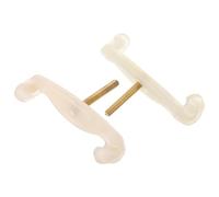 HEMOTON Violin Shoulder Rest Feet Replacement and 3/4 and 4/4 Violins for Beginners and Professionals Professionals with Silicone Grips and Metal Legs 2pcs Comfortable and Stable Support