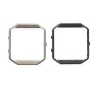 HEMOTON Watch Metal Frame Replacement Stainless Steel Watch Frame Compatible for Fitbit Blaze 2PCS Protective Fitness Watch Accessory