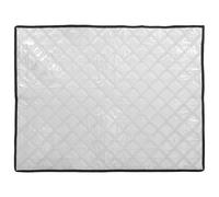 HEMOTON Waterproof Aluminum Foil Material Freezer Cover Insulated with Sunshade Feature Silver Thermal Refrigerator Protector and for Outdoor Cold Storage and Balcony Use,