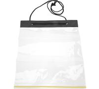 HEMOTON Waterproof File Organizer Drawstring Pouch Made of Lightweight PVC for Contracts and Bills for Traveling and Item Storage Practical School File Folder