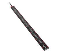 HEMOTON Waterproof Fish Measuring Tape 43.3x3.2 Inch Folding Ruler | PVC Matte Finish, Metric and Imperial Scales, Compact Roll up Design for Kayak and River Trips