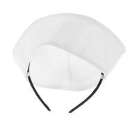 HEMOTON White Mini Sailor Hat for Pets Soft Lightweight Decorative Puppy Cap for Halloween Party Dress Up and Photo Accessories for Dogs and Cats