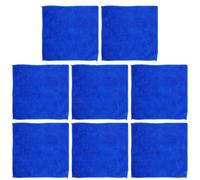 HEMOTON Whiteboard Microfiber 8pcs Magnetic Blue Cloths Cleaning Dry Erase Towels Reusable and Washable, Versatile Whiteboard Erasers Office and Classroom Use