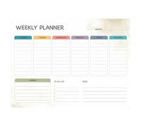HEMOTON Whiteboard with Weekly Layout and Instant Communication Function Weekly Erasable Planner PVC Calendar Board for Office and Home Use