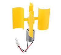 HEMOTON Wind Generator Model for Teaching DIY Vertical Electricity Turbine Compact Assembly Kit for Wind Energy Demonstration for Educational Projects and Experiments