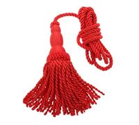 HEMOTON Wind Instrument Braided Rope Tassel for Bugle Heavy Duty Paracord Macrame Cord Decorative Horn Tassel Music Instrument Pendant Honor Cords
