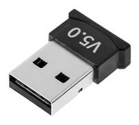 HEMOTON Wireless Dongle USB 5.0 Adapter for PC Computer, Wireless Audio Transmission, Connect Mouse and Keyboard, Home Office Use, Black