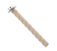 HEMOTON Wood Bird Perch Stand Paw Grinding Stick for Cockatiels Parakeets Versatile Bird Cage Accessory for Rest Play