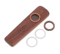 HEMOTON Wooden Kazoo Musical Instrument for Beginner Adult Kazoo Easy Play Function for Household Music Practice and Guitar Accompany Sessions