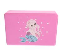 HEMOTON Yoga Training Block High Density Eva Brick for Dancers Non Slip Support for Flexibility for Yoga Gym and Stretching Exercises Mermaid Design