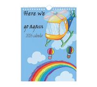 Hemousy 2026 Calendar - 12-Month Funny Calendar | Daily Planner for Home Workplace School Scheduling Workout Family, Runs from January to December 2026