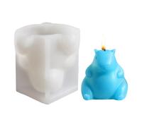 Hemousy Animal Candle Molds, 3D Capybara Cement Casting Molds, Home Decoration, Easy Release Crafts Making Tool for Wax Cement Resin Soap Clay