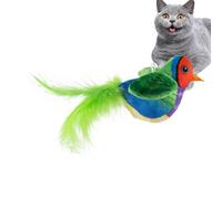 Hemousy Bird Toys for Cats | Chirping Flapping Wings Cute,Realistic Bird Cat Toy - for Mental Stimulation Physical Exercise Boredom Relief Indoor Outdoor Kitten Exercise Birthday Christmas Easter Home