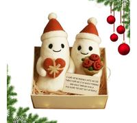 Hemousy Christmas Ghost Plush | Cute Holiday comfort | Cute Christmas Friendship Stuffed Ghost,for Thanksgiving Halloween Fall Birthday Party Room Car Desk School Dormitory Apartment