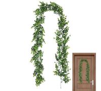 Hemousy Faux Garland - 5.9 Feet Decorative Fake Vines | Plant Backdrop Wall for Wedding Home Table Decor, Green Leaves for Jungle Theme Decoration