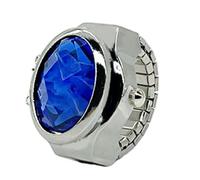 Hemousy Finger Ring Clock - Novelty Bling Watches | Creative Jewelry Finger Watches, Adjustable Basket Ring for Women Men