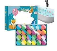 Hemousy Foaming Bath Balls | Gentle Refreshing Rainbow Colorful,Bubble Bath Balls Basket Stuffers,for Teen Family Friends Boys Girls Daughter Son