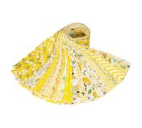 Hemousy Jelly Roll Fabric Strips for Quilting | Soft Jelly Roll Fabric Strips for Sewing | Crafting Sewing Accessory for Quilted Bags Doll Clothes Dresses Cushion Covers Tablecloths